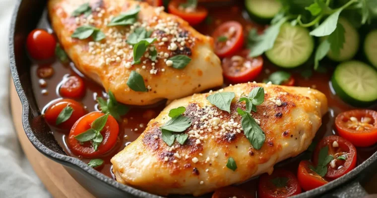 Tuscan Chicken easy and fast recipe for lunch