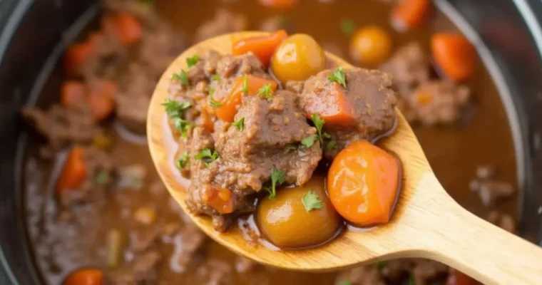 Classic Slow Cooker Beef Stew  recipe for the perfect